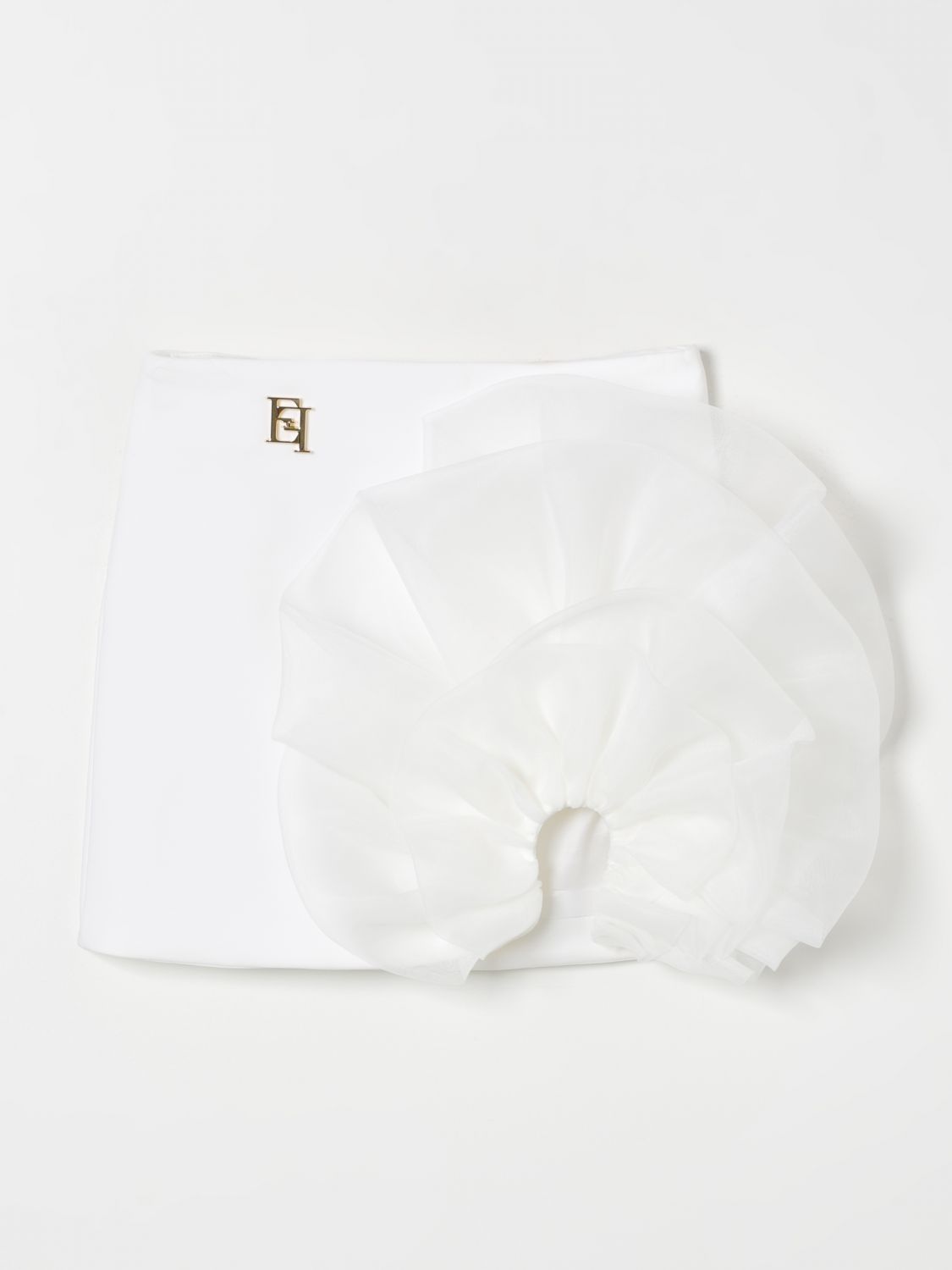 Elisabetta Franchi La Mia Bambina Skirt ELISABETTA FRANCHI LA MIA BAMBINA Kids color Yellow Cream