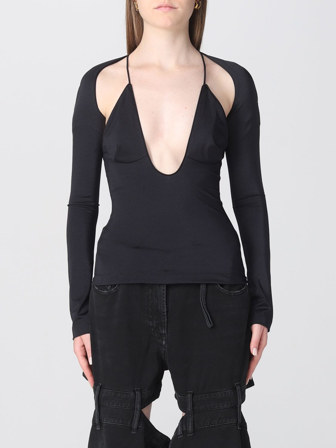 The Attico Top THE ATTICO Woman colour Black