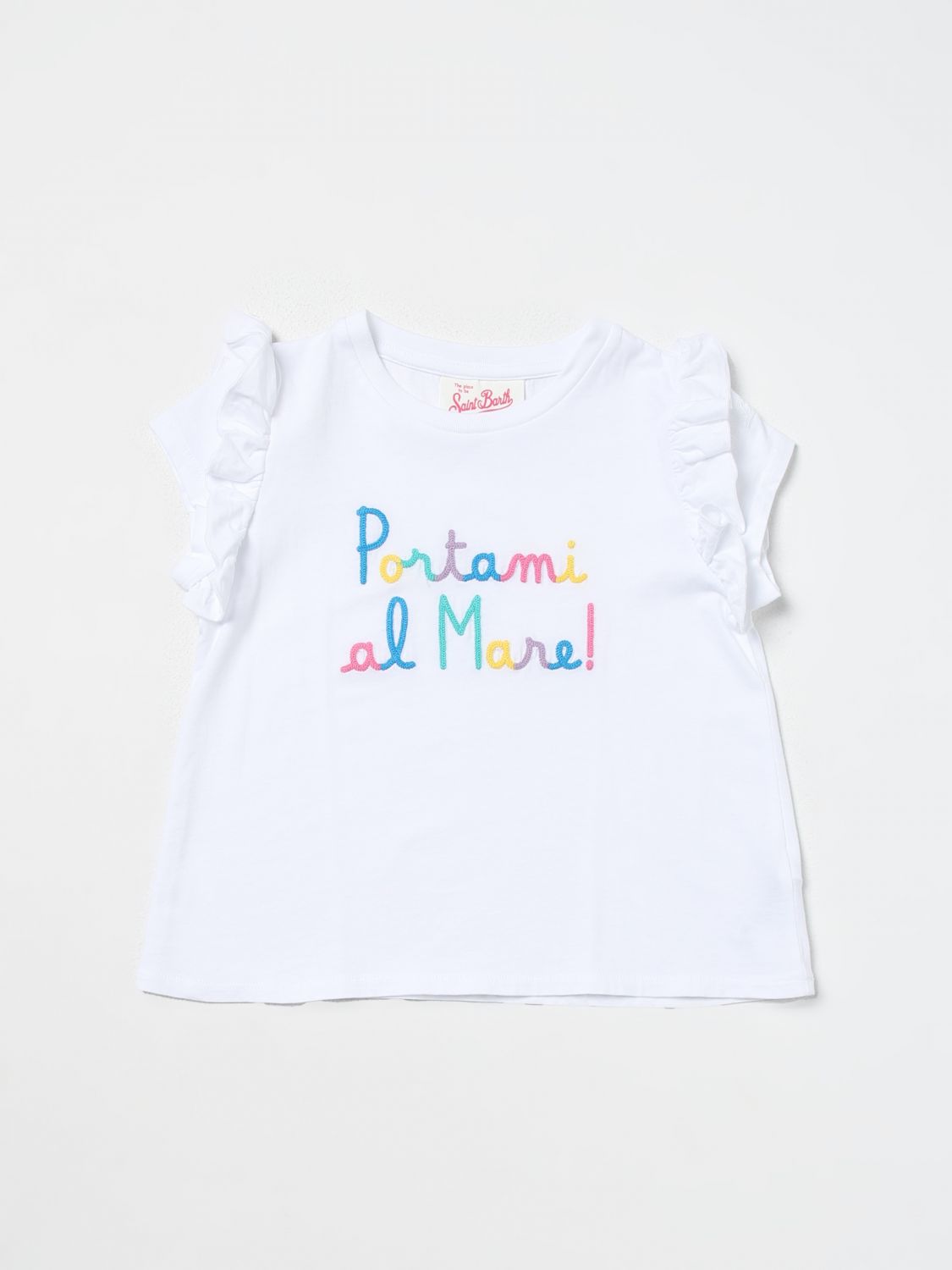 Mc2 Saint Barth T-Shirt MC2 SAINT BARTH Kids color White