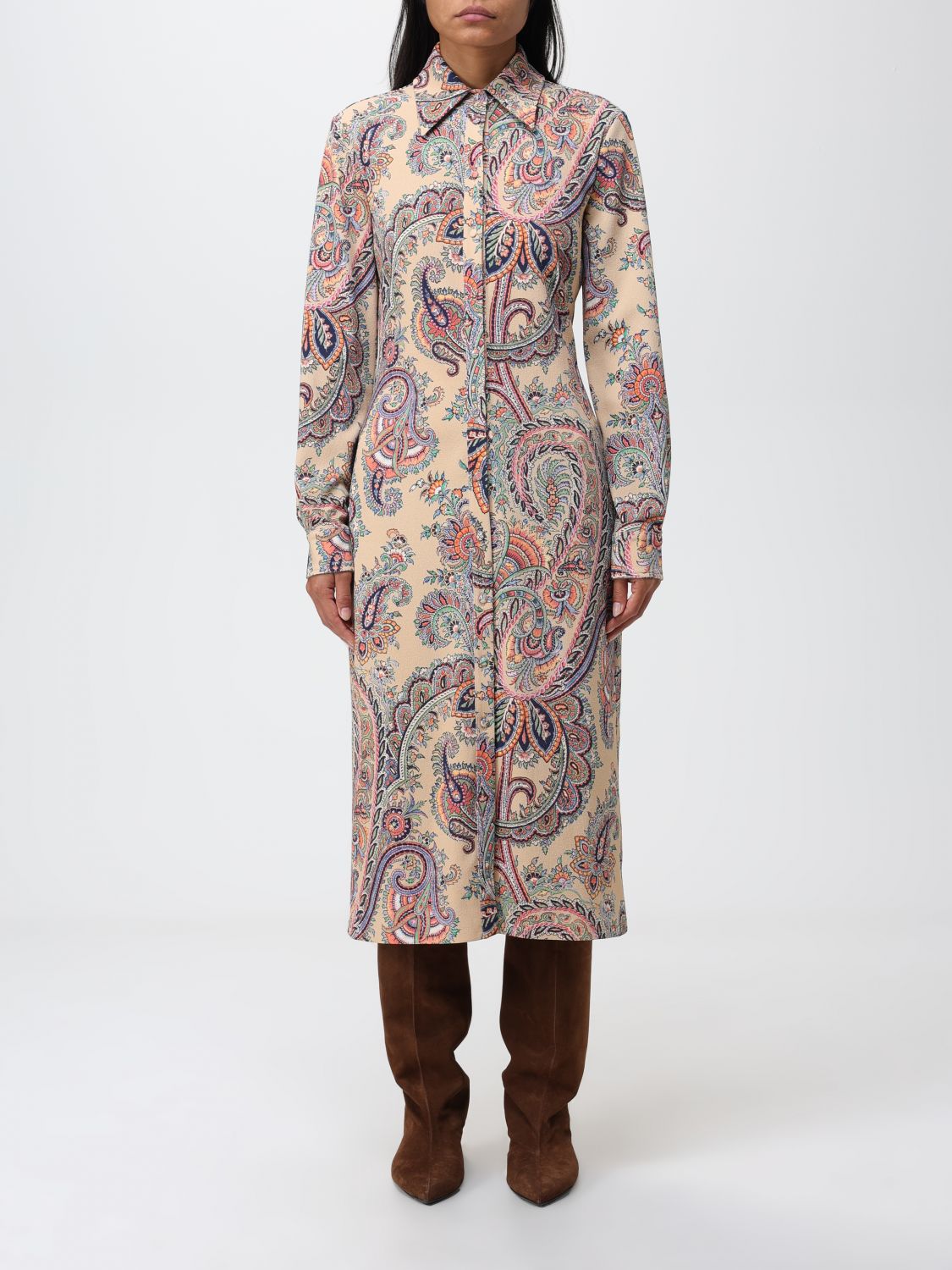 Etro Dress ETRO Woman colour Beige