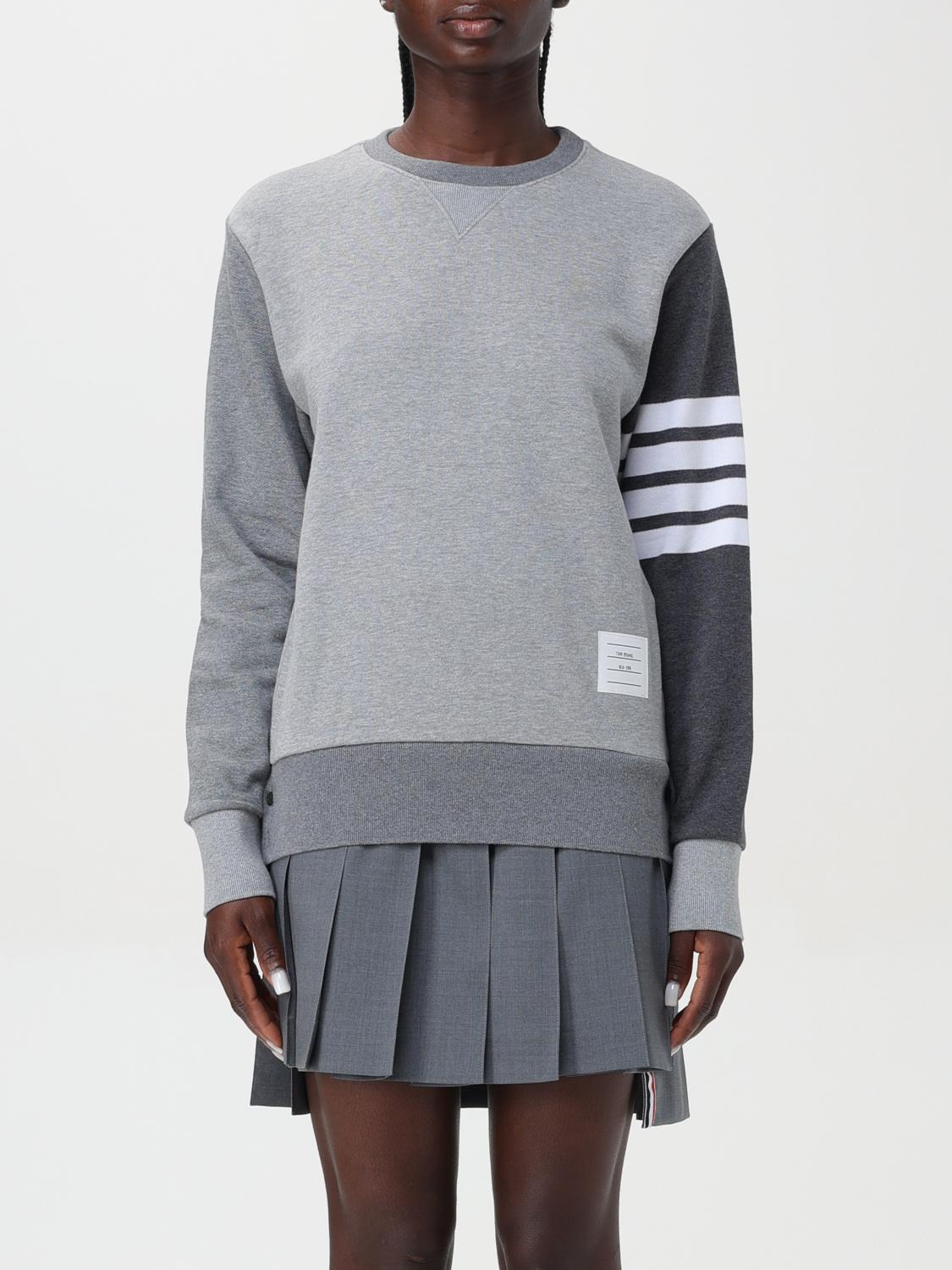 Thom Browne Sweatshirt THOM BROWNE Woman color Grey