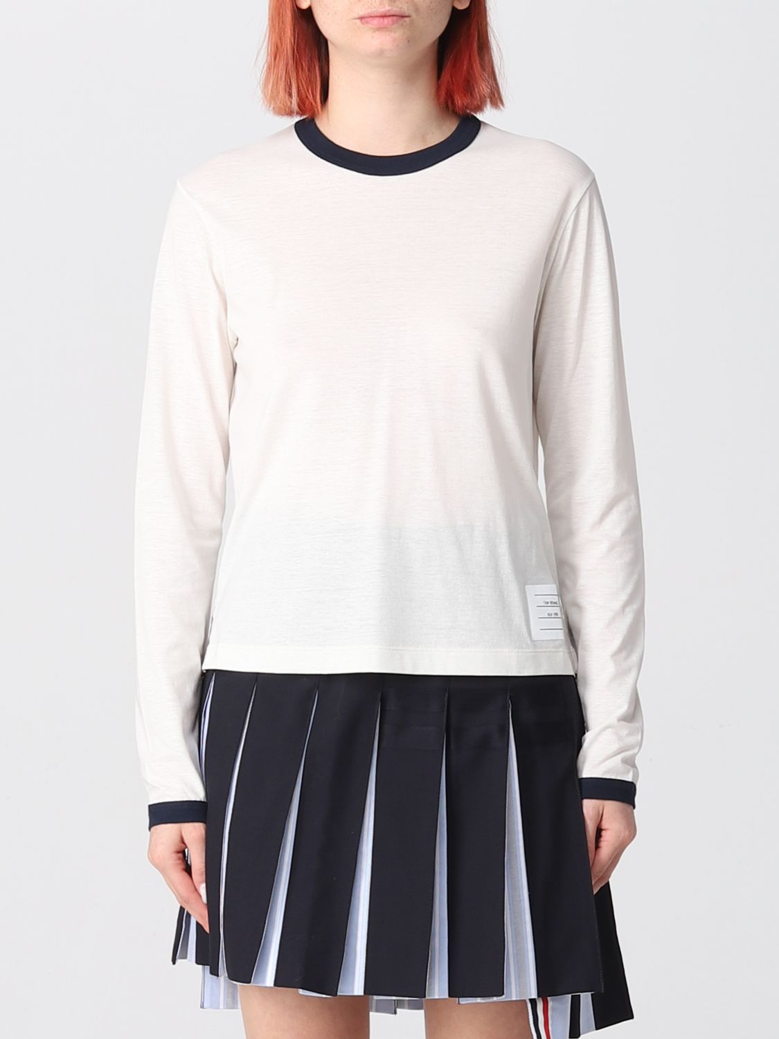 Thom Browne T-Shirt THOM BROWNE Woman colour White