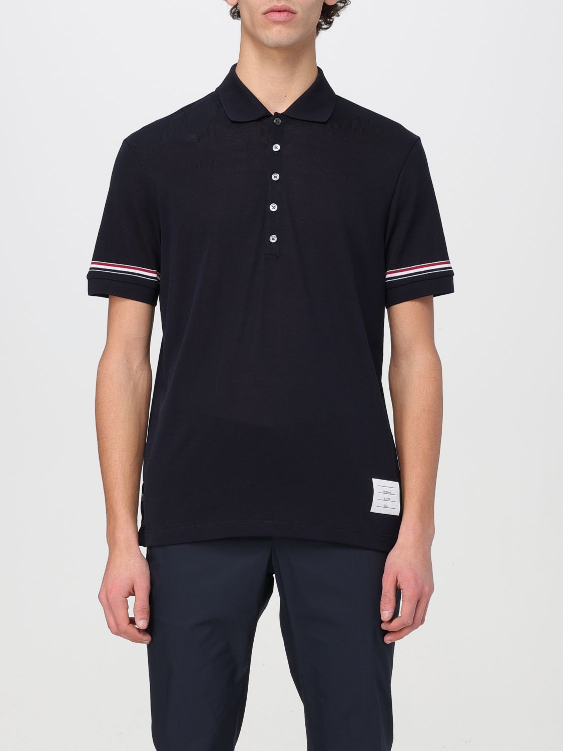 Thom Browne Polo Shirt THOM BROWNE Men colour Blue