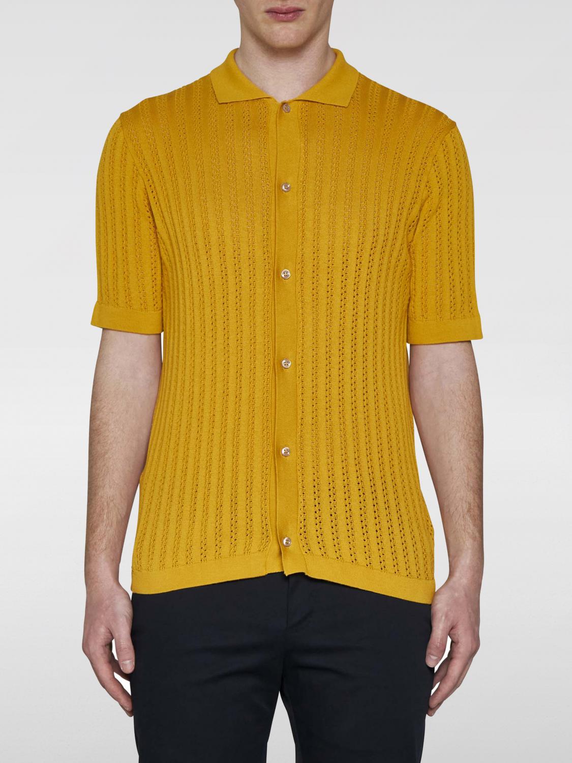 Tagliatore Polo Shirt TAGLIATORE Men color Yellow