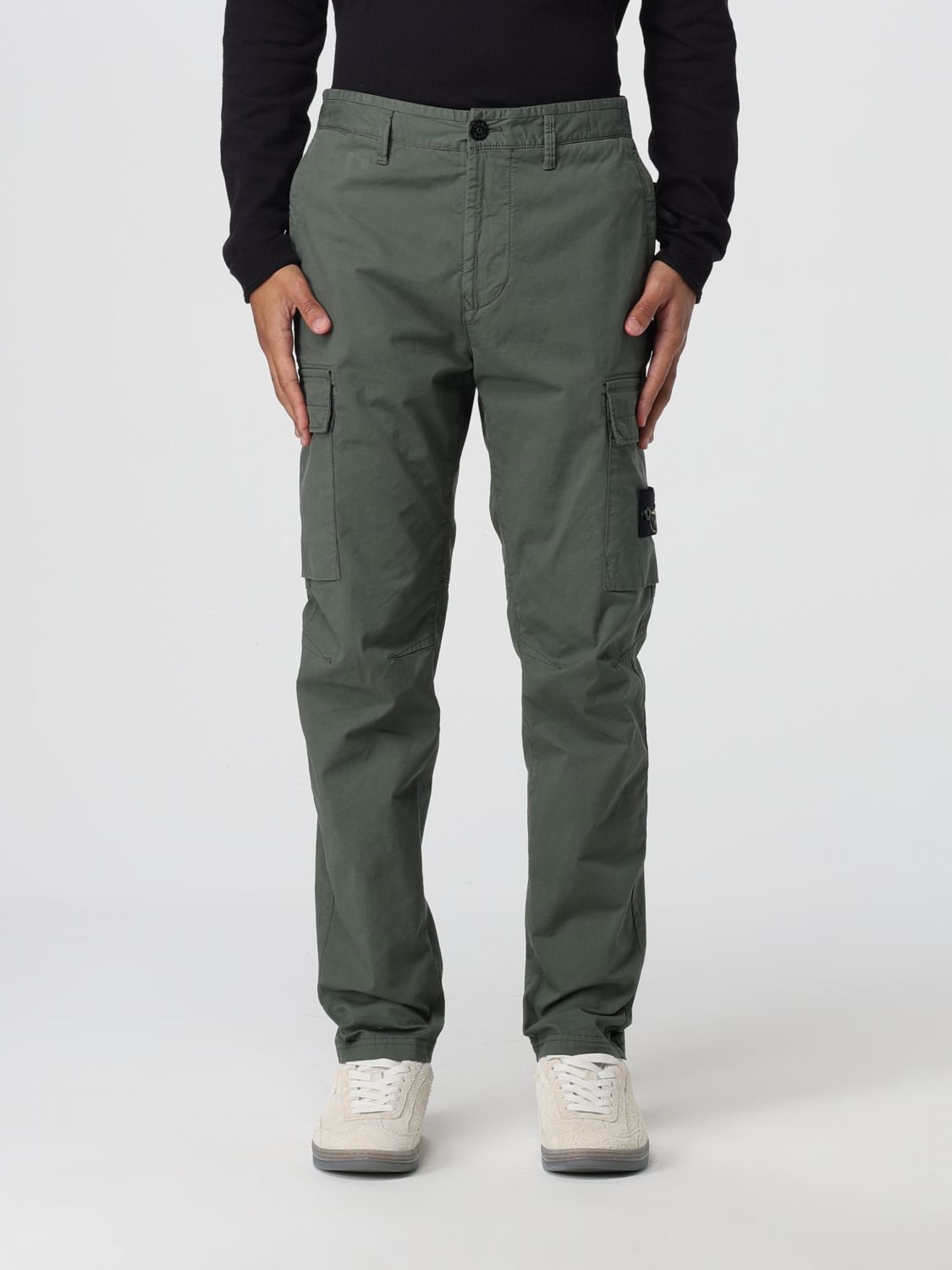 Stone Island Trousers STONE ISLAND Men colour Moss Green