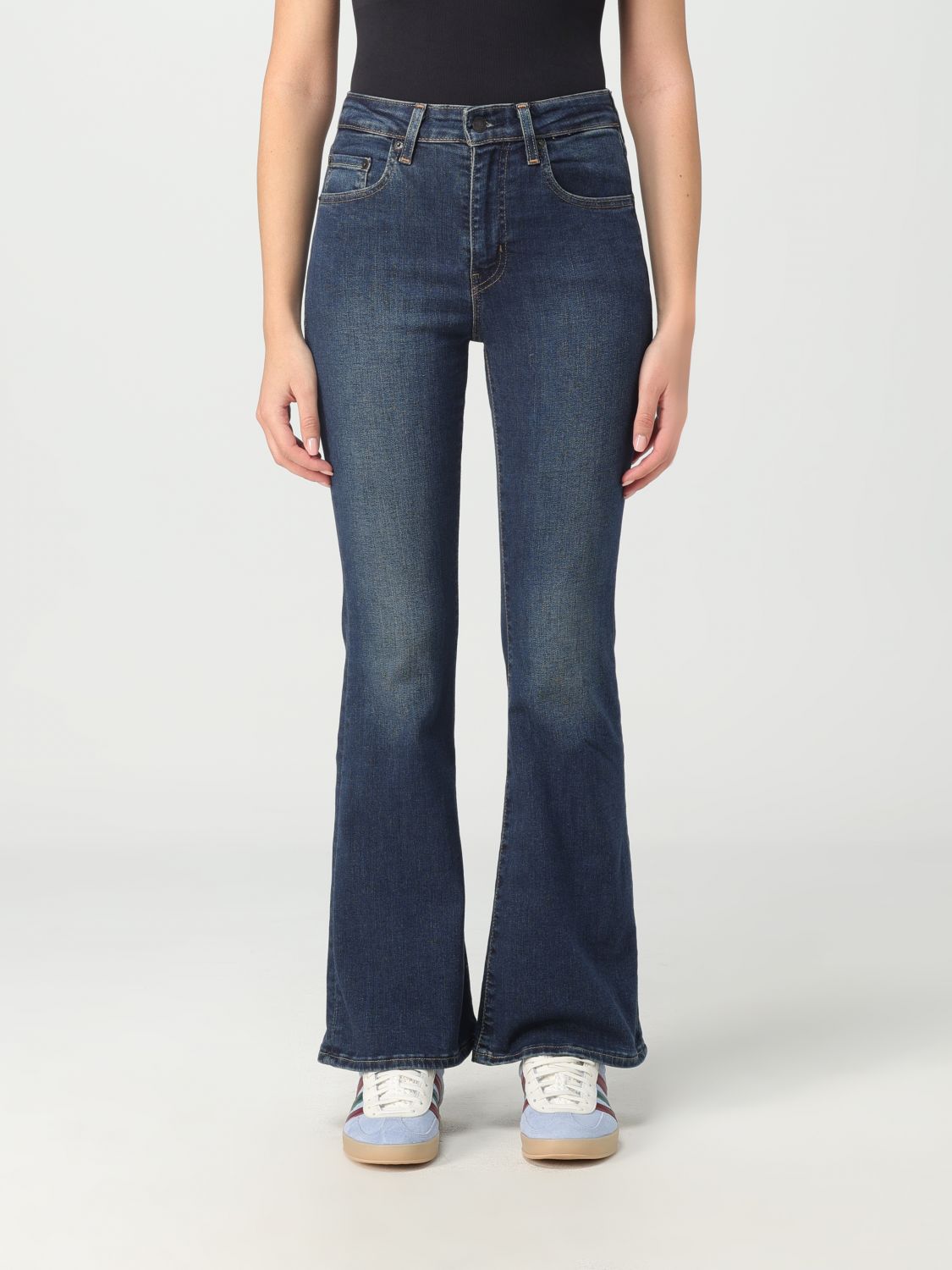 Levi's Trousers LEVI'S Woman colour Denim