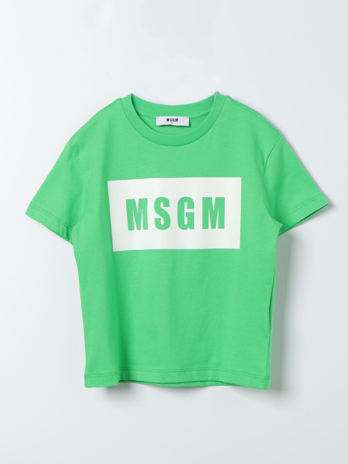 Msgm Kids T-Shirt MSGM KIDS Kids colour Green