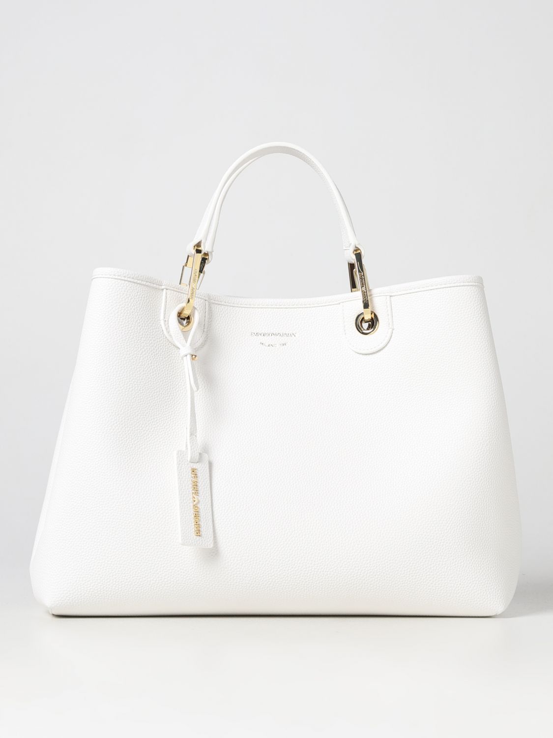 Emporio Armani Tote Bags EMPORIO ARMANI Woman colour White