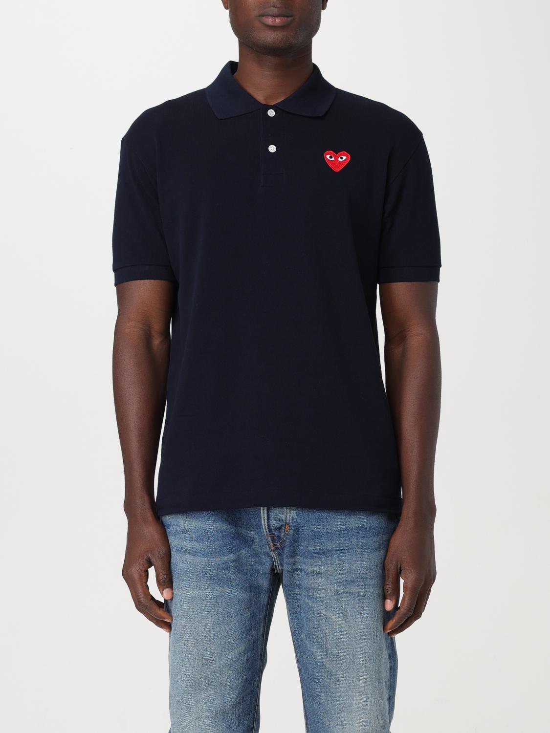 Comme Des Garçons Play Polo Shirt COMME DES GARCONS PLAY Men colour Blue