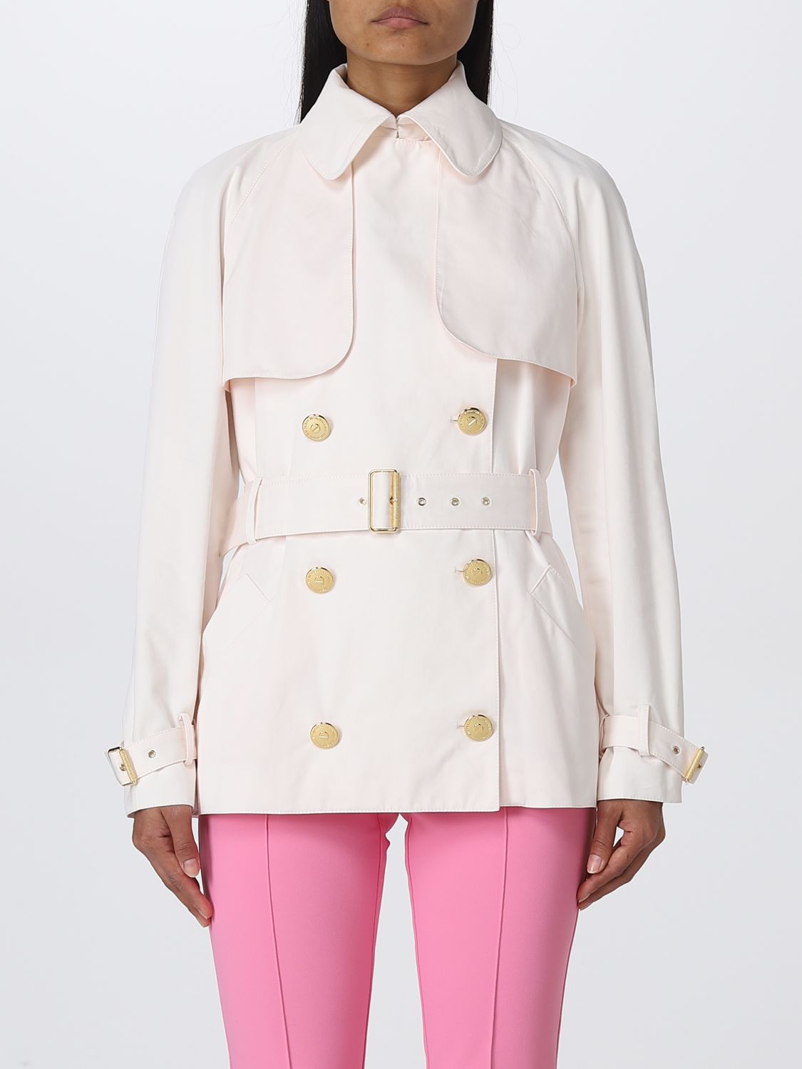 Elisabetta Franchi Jacket ELISABETTA FRANCHI Woman colour Butter