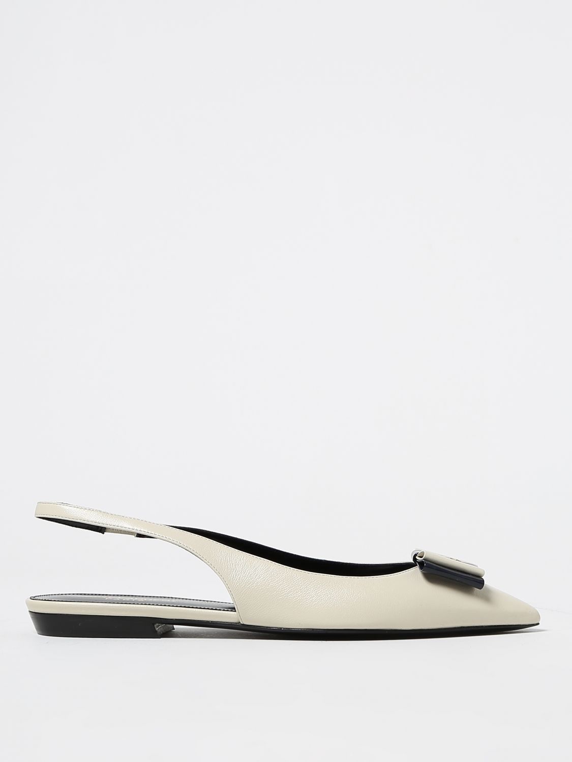 Saint Laurent Flat Shoes SAINT LAURENT Woman colour Navy