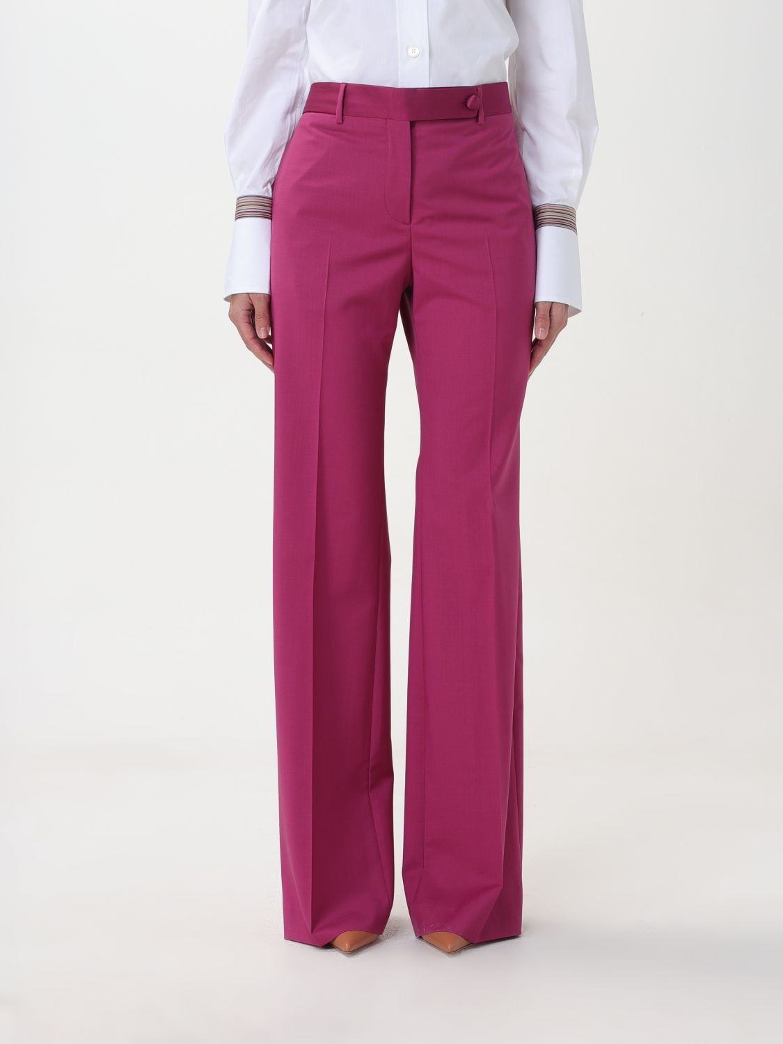 Paul Smith Trousers PAUL SMITH Woman colour Cyclamen