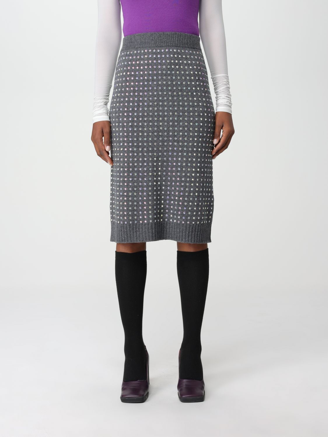 Sportmax Skirt SPORTMAX Woman colour Grey