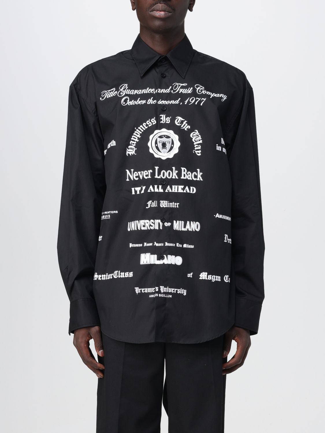 Msgm Shirt MSGM Men colour Black