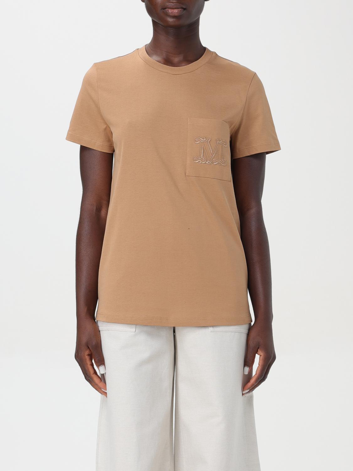 Max Mara T-Shirt MAX MARA Woman color Camel