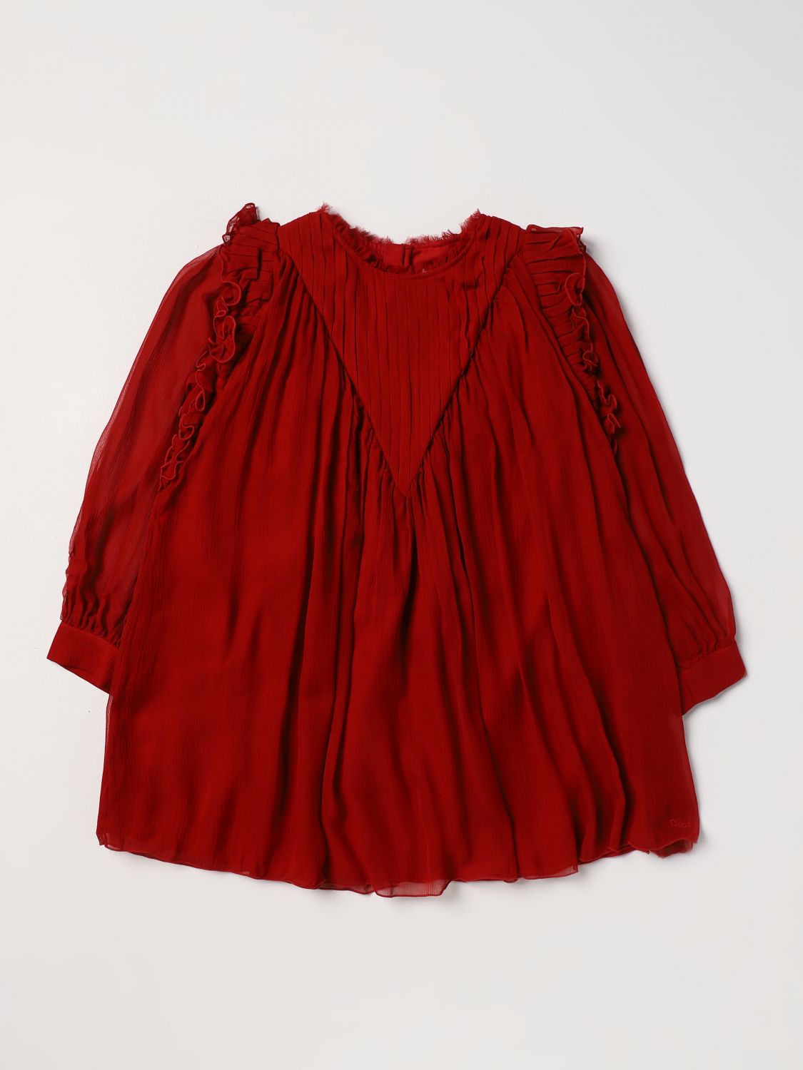 Chloé Dress CHLOÉ Kids colour Red