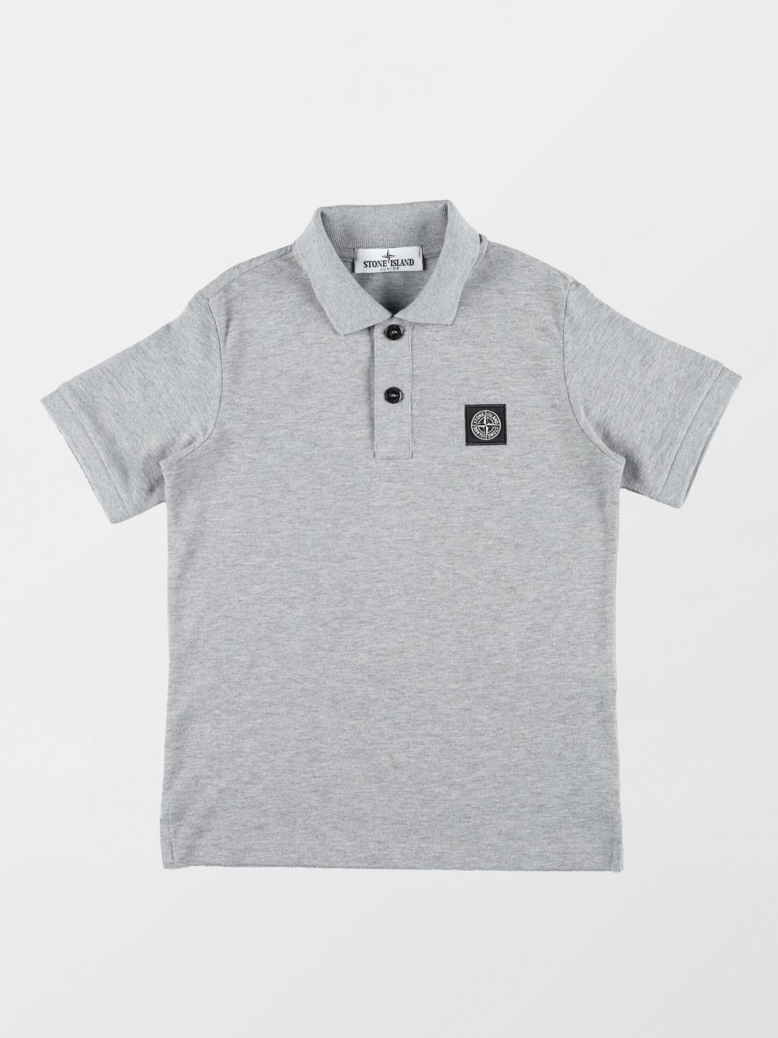 Stone Island Junior Polo Shirt STONE ISLAND JUNIOR Kids color Grey