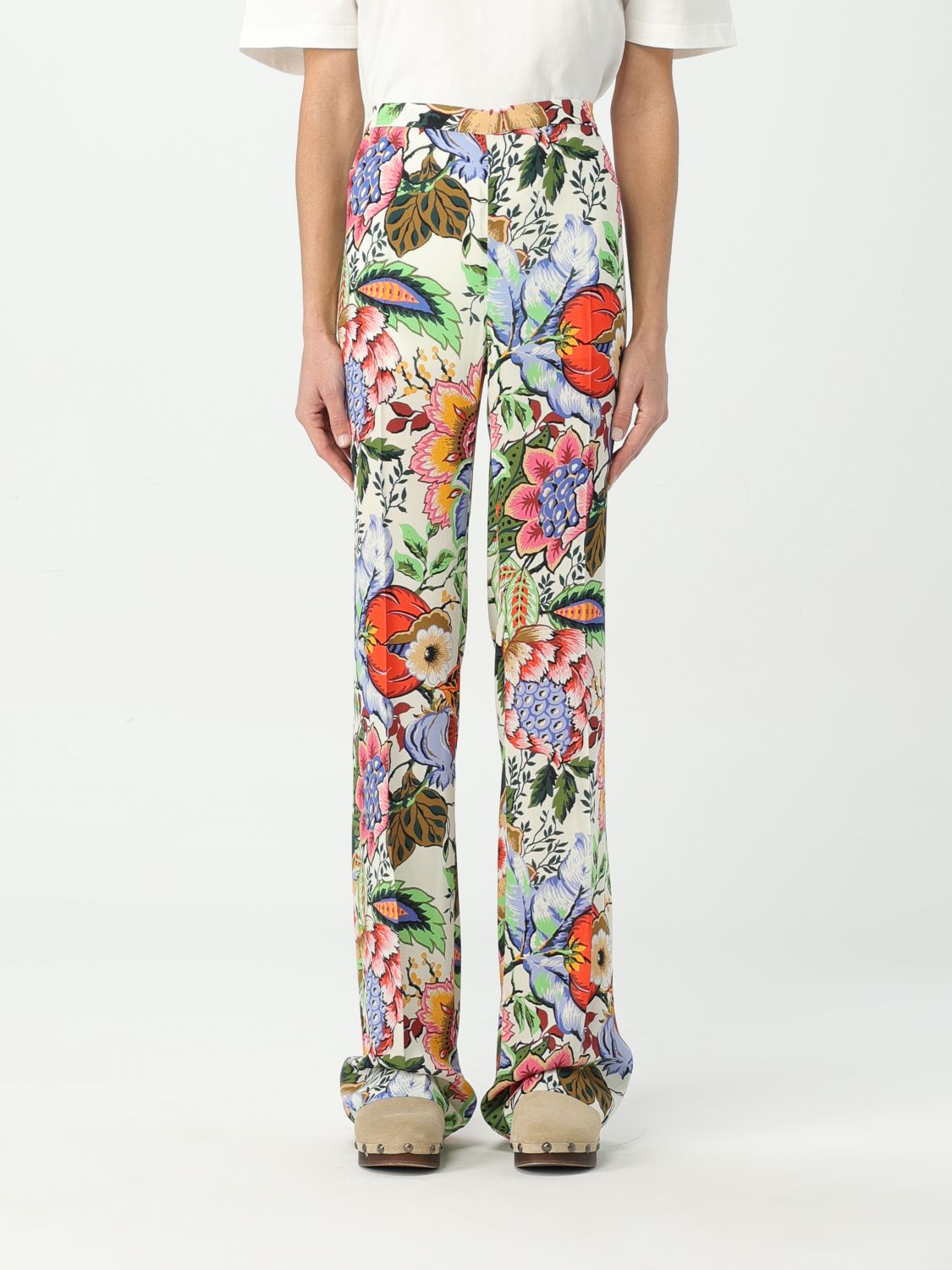 Etro Trousers ETRO Woman colour White