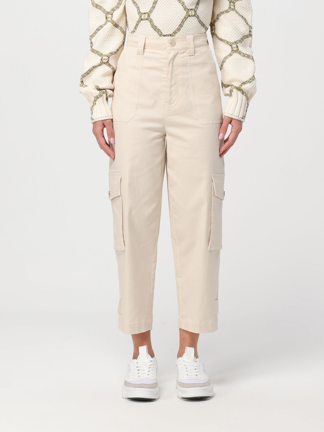 Twinset Trousers TWINSET Woman colour White