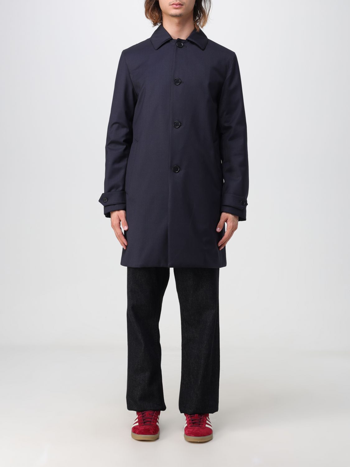 Aspesi Coat ASPESI Men colour Navy