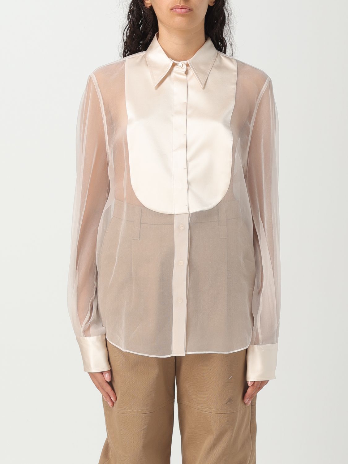 Brunello Cucinelli Shirt BRUNELLO CUCINELLI Woman colour Beige