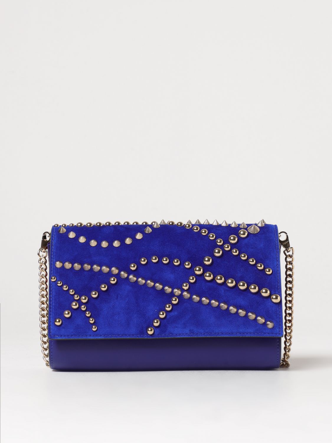 Christian Louboutin Crossbody Bags CHRISTIAN LOUBOUTIN Woman colour Blue