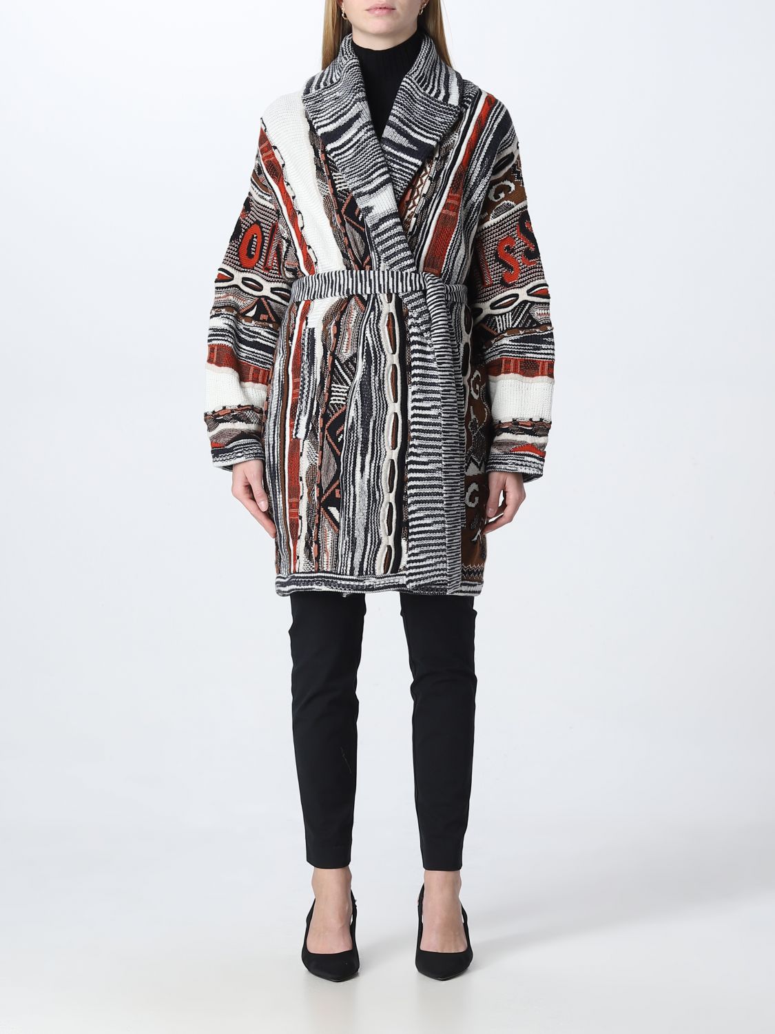 Missoni Coat MISSONI Woman colour Multicolor