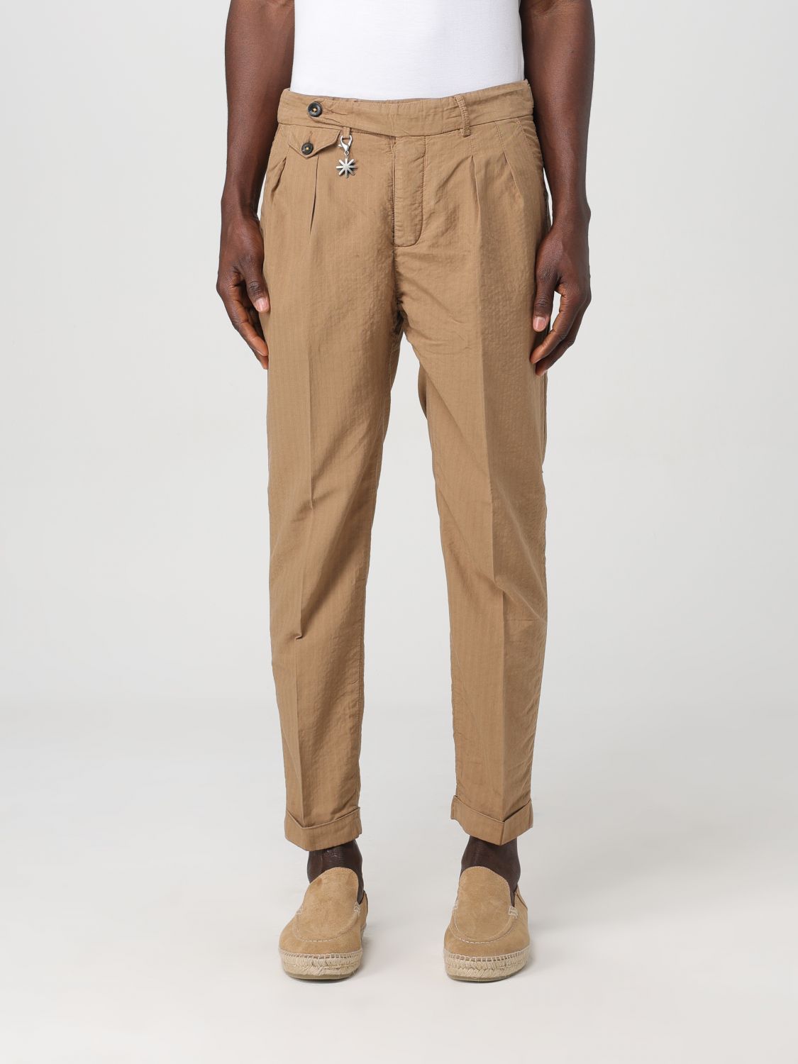 Manuel Ritz Trousers MANUEL RITZ Men colour Beige