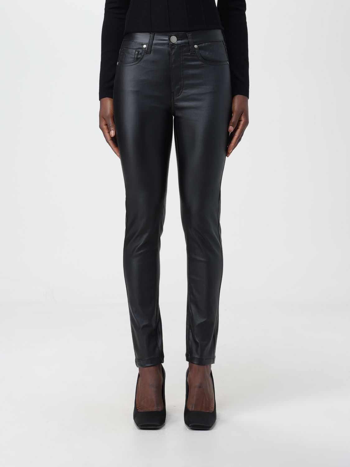 Federica Tosi Jeans FEDERICA TOSI Woman colour Black