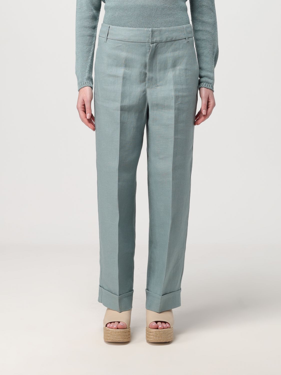  Trousers 'S MAX MARA Woman colour Blue