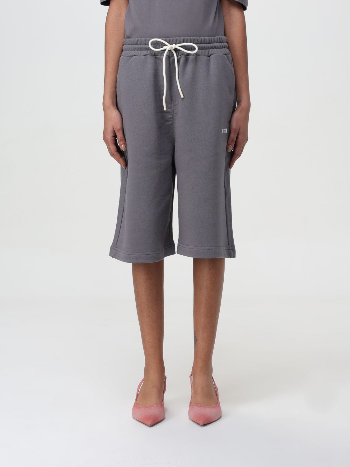 Msgm Short MSGM Woman colour Grey