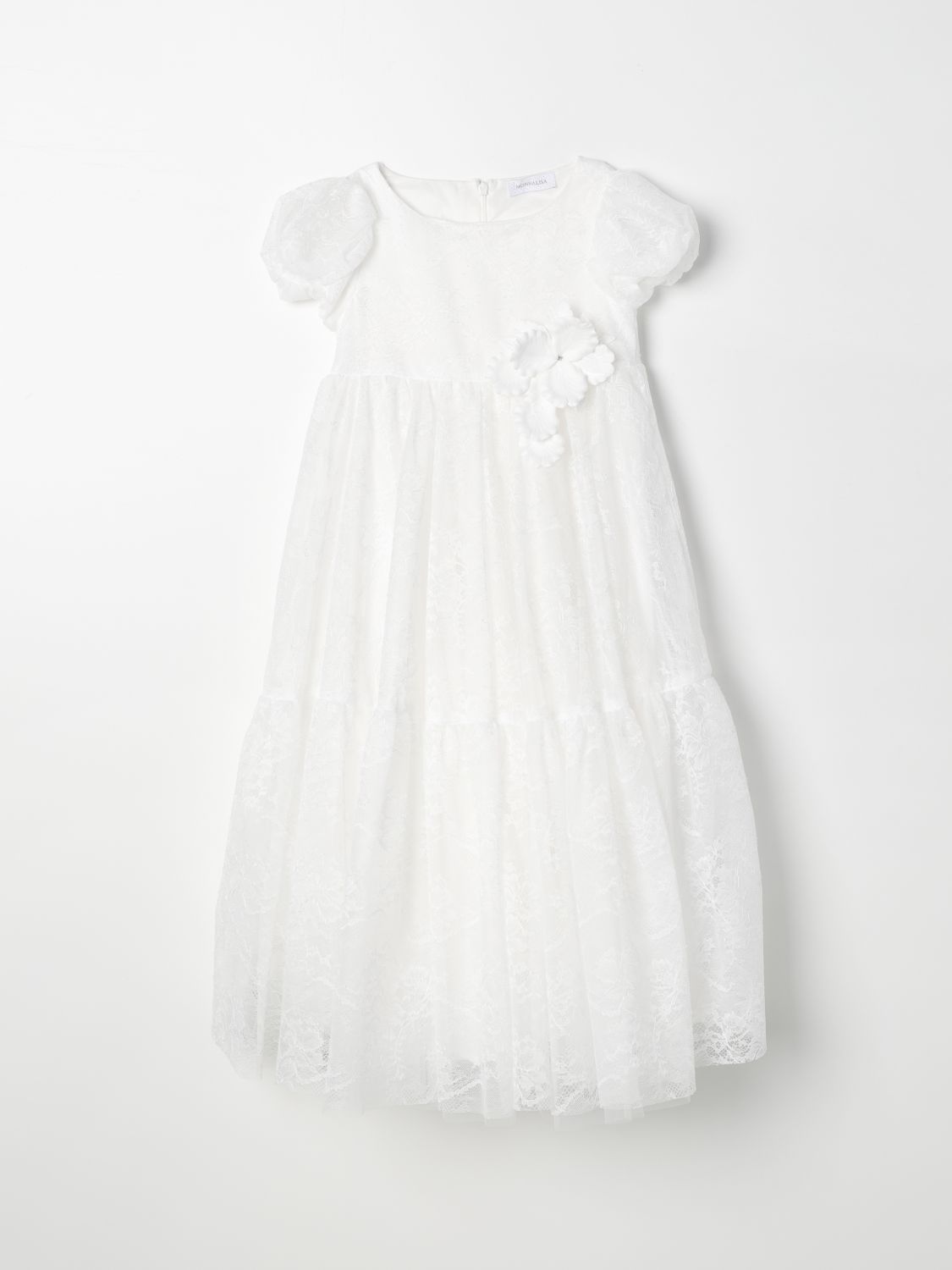 Monnalisa Dress MONNALISA Kids colour Yellow Cream