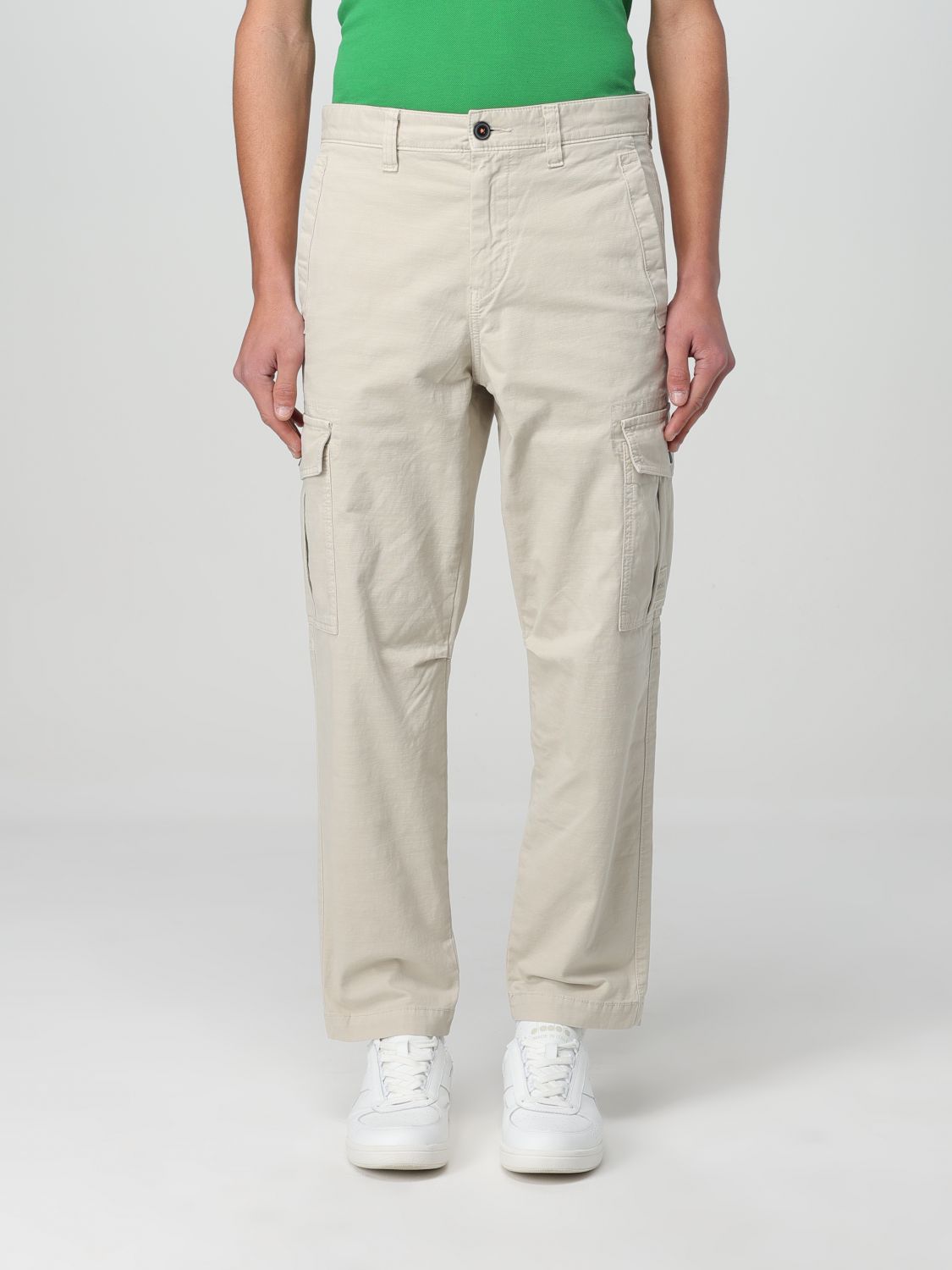 BOSS Trousers BOSS Men colour Beige