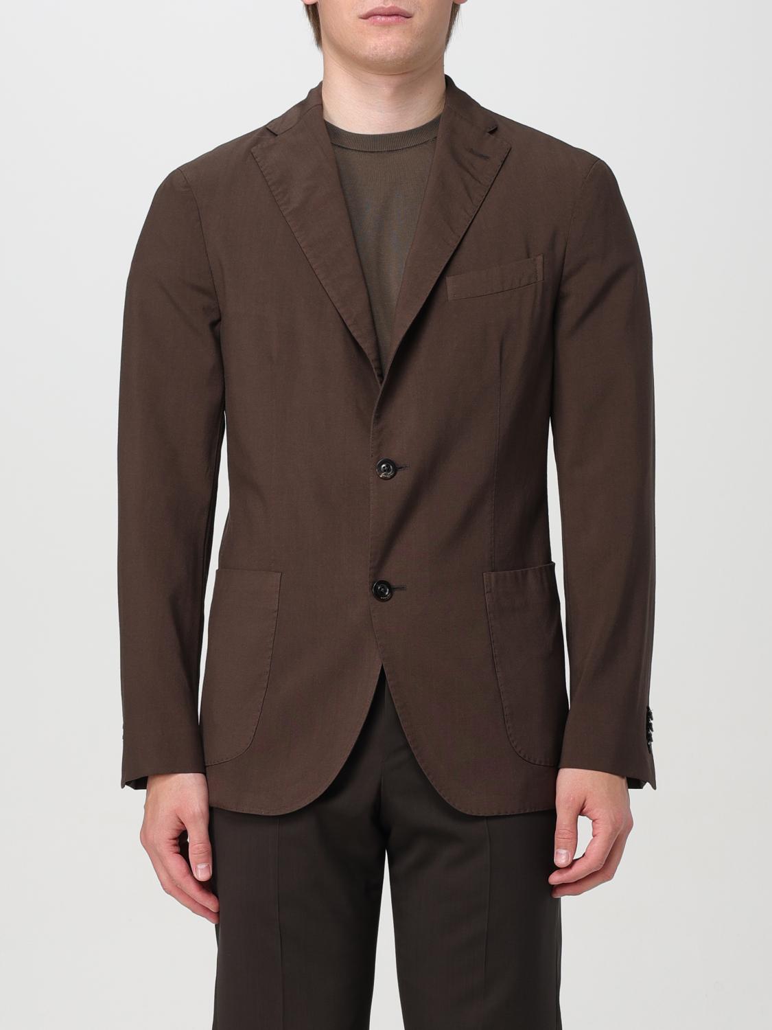 Boglioli Blazer BOGLIOLI Men color Coffee