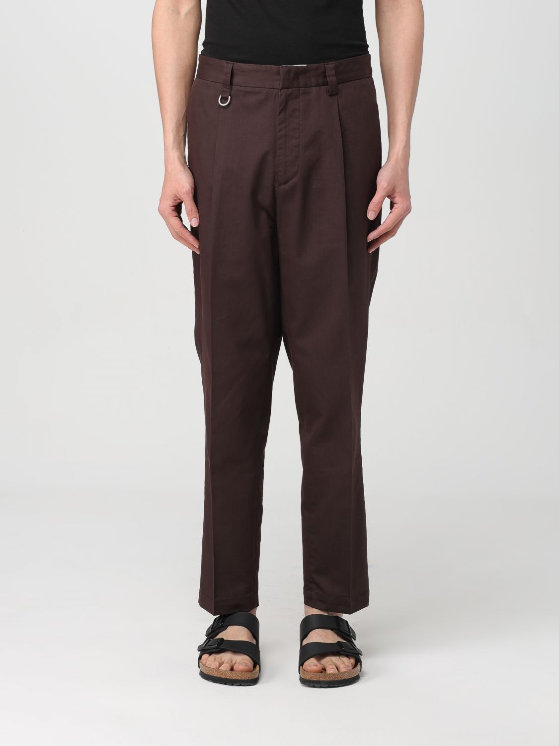 Paolo Pecora Trousers PAOLO PECORA Men colour Brown