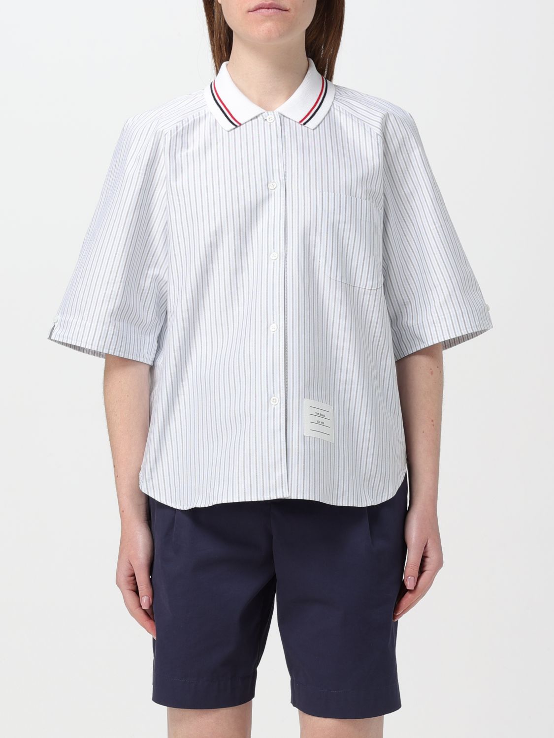 Thom Browne Shirt THOM BROWNE Woman color Blue