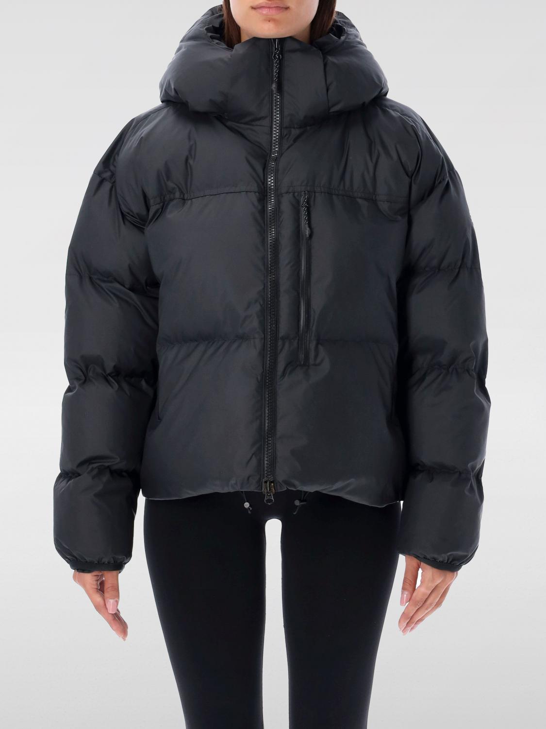 Adidas By Stella Mccartney Coat ADIDAS BY STELLA MCCARTNEY Woman color Black