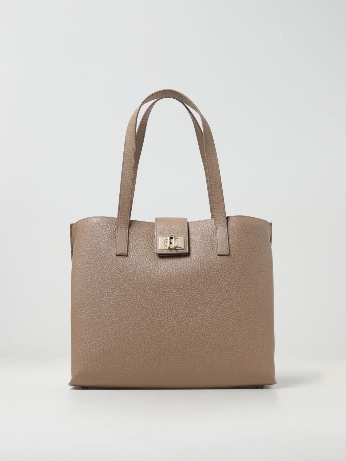 Furla Tote Bags FURLA Woman colour Beige