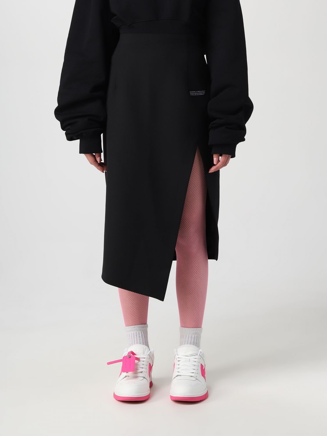 OFF-WHITE Skirt OFF-WHITE Woman colour Black