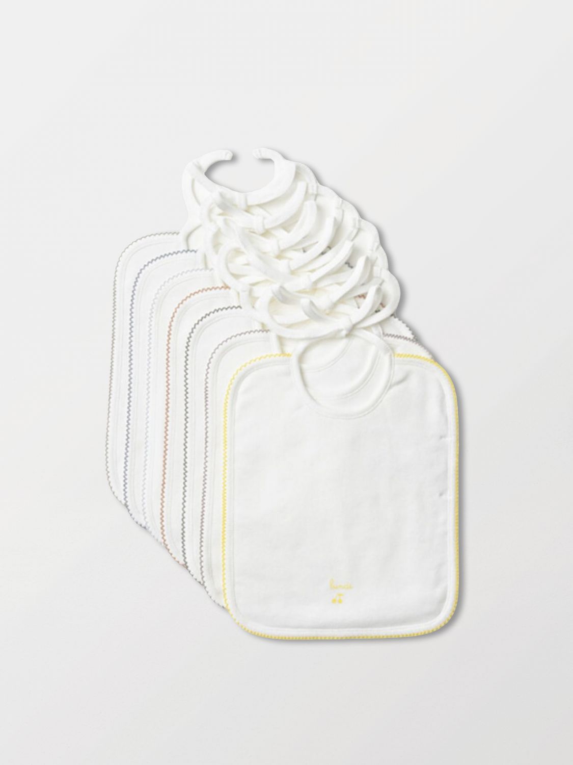 Bonpoint Bibs Boy BONPOINT Kids color White