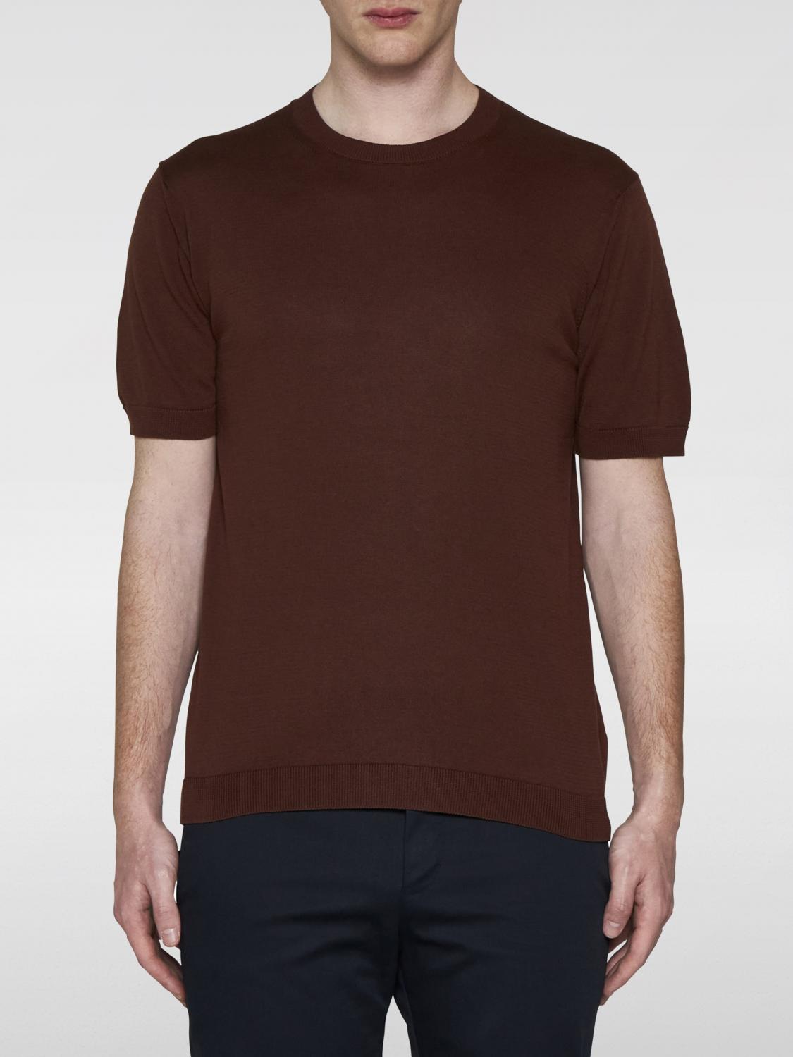 Tagliatore T-Shirt TAGLIATORE Men color Brown