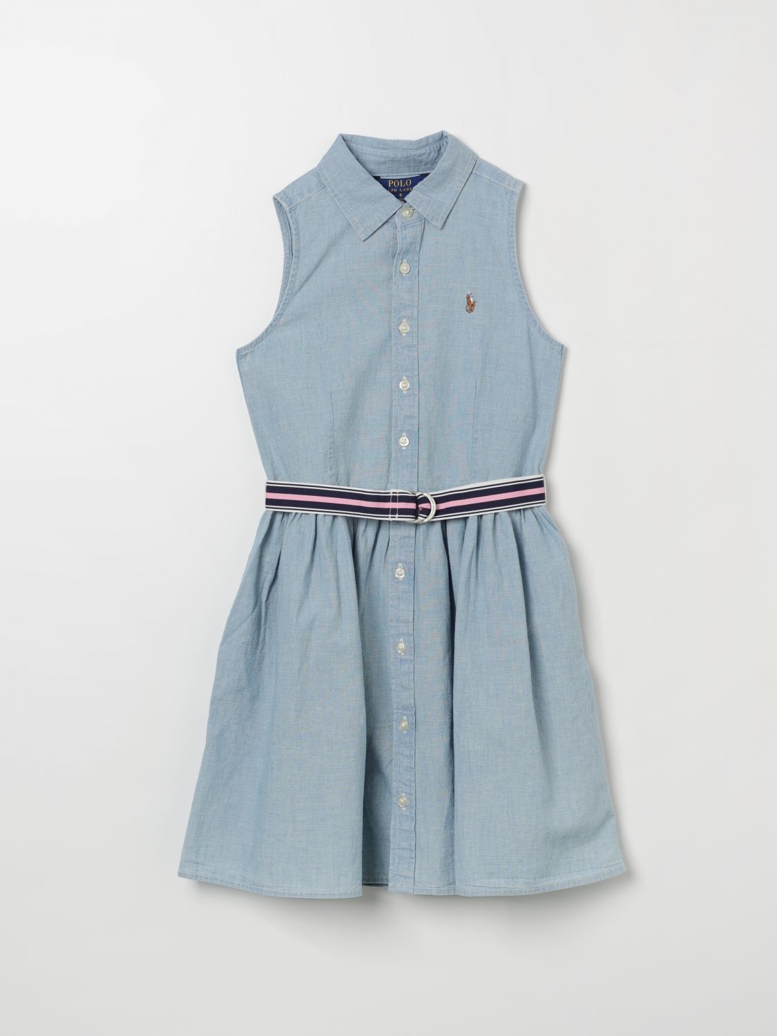 Polo Ralph Lauren Dress POLO RALPH LAUREN Kids colour Blue