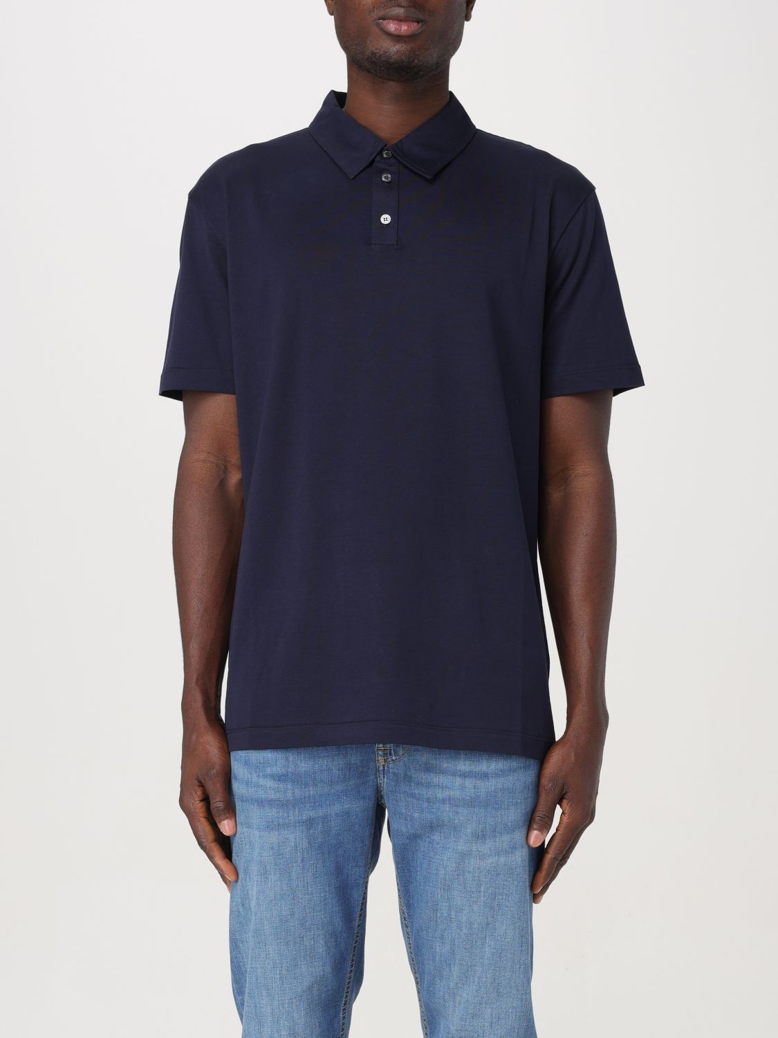 Roberto Collina Polo Shirt ROBERTO COLLINA Men colour Navy