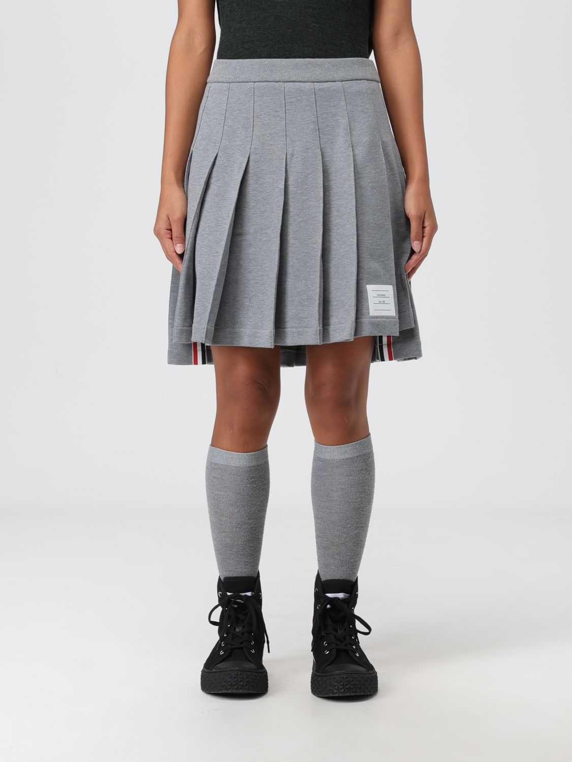 Thom Browne Skirt THOM BROWNE Woman colour Grey