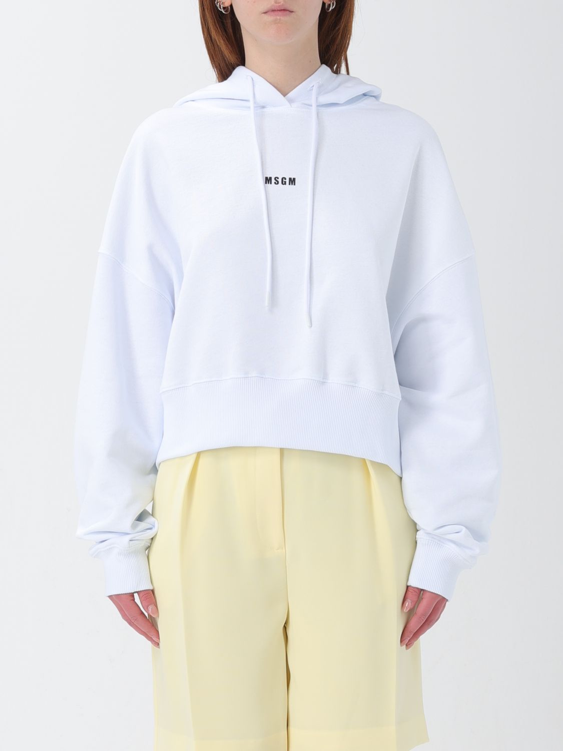 Msgm Sweatshirt MSGM Woman colour White