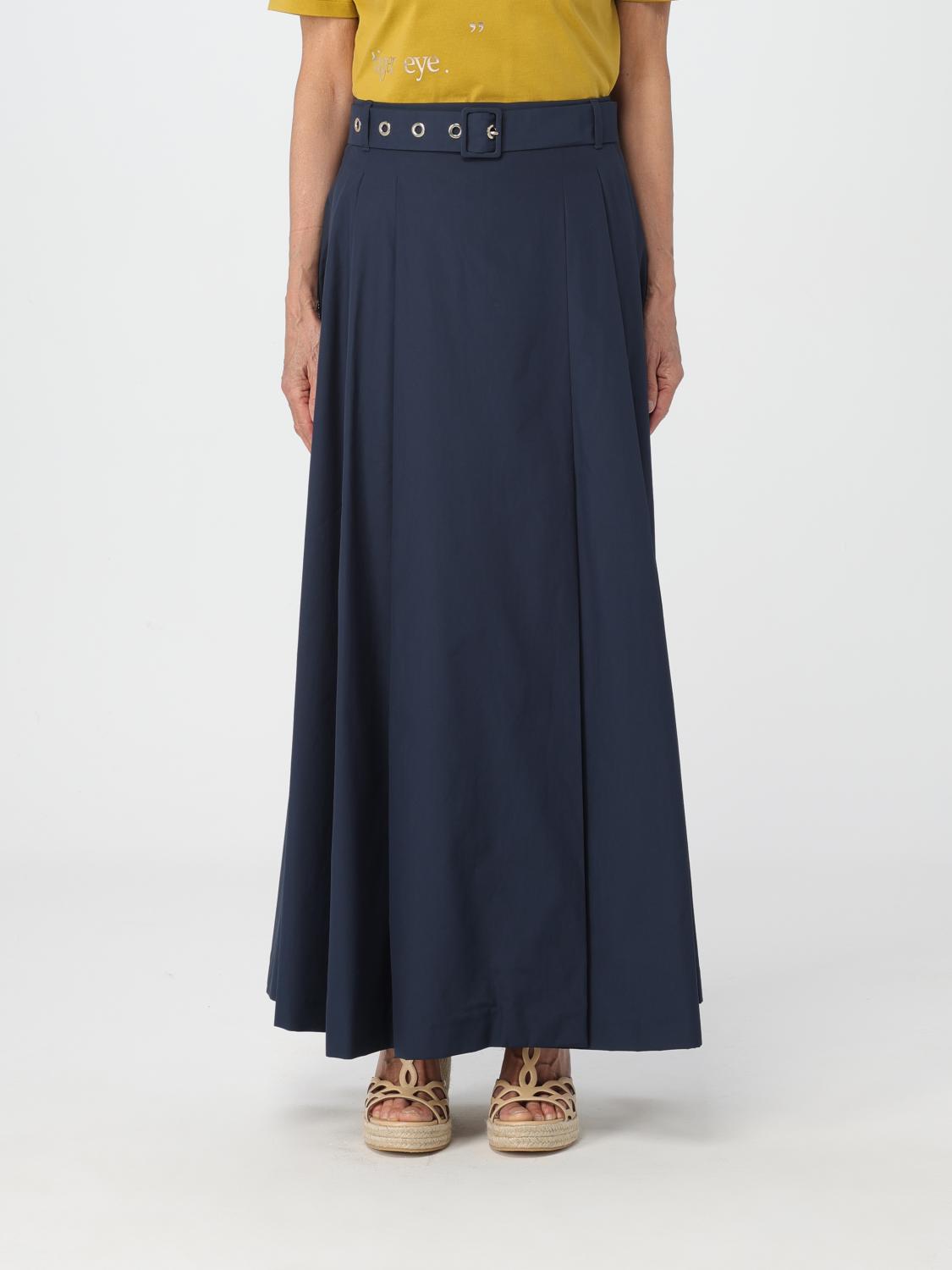  Skirt 'S MAX MARA Woman colour Blue