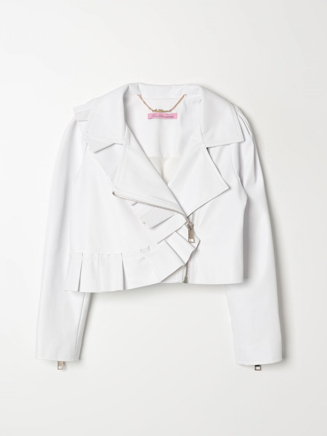 Miss Blumarine Jacket MISS BLUMARINE Kids colour White