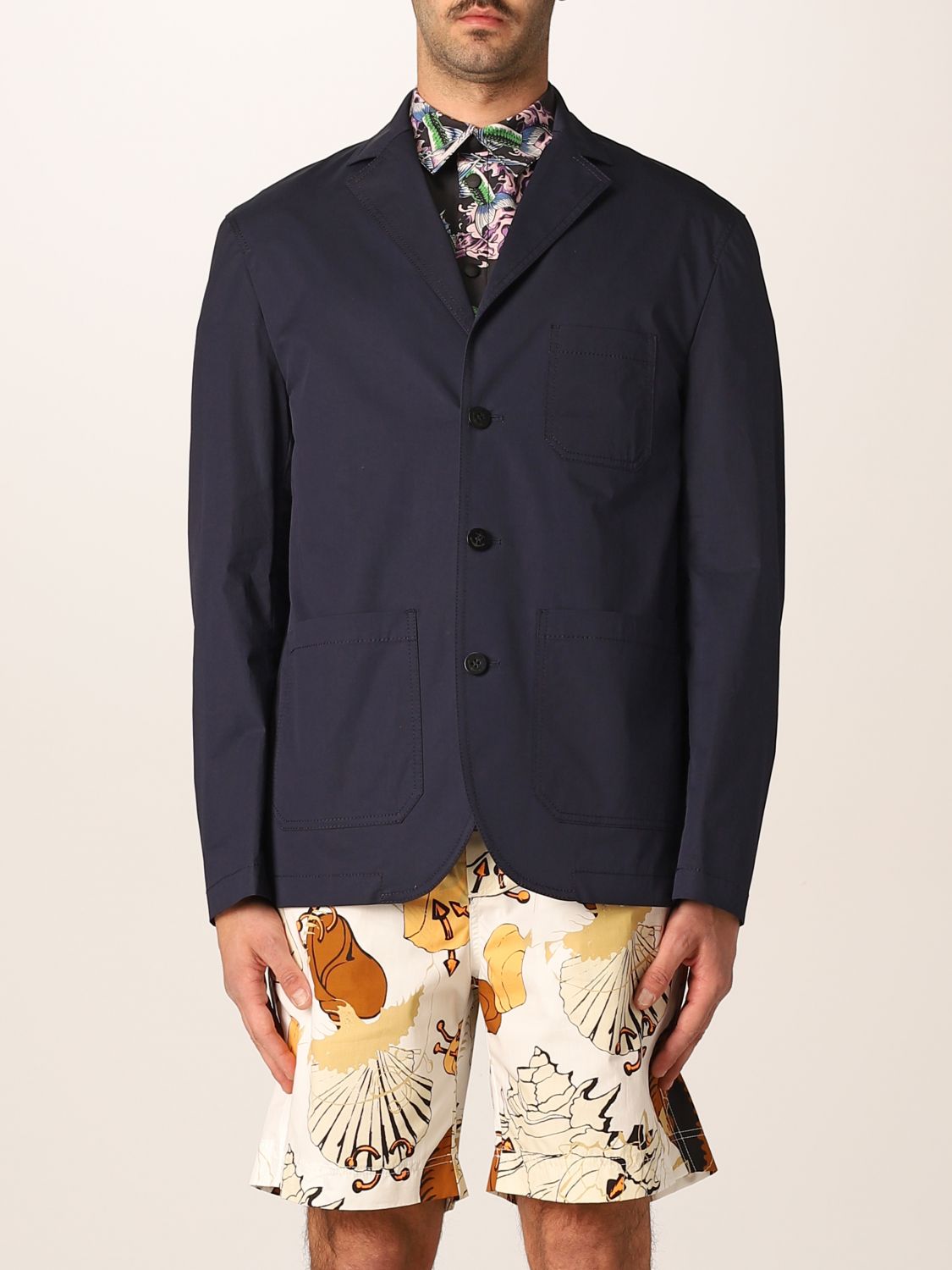 Msgm Msgm single-breasted blazer in cotton