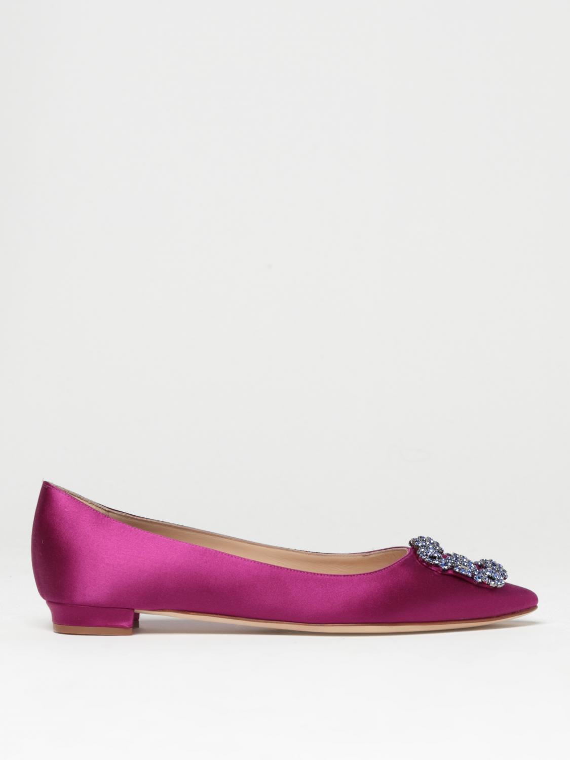 Manolo Blahnik Ballet Pumps MANOLO BLAHNIK Woman colour Fuchsia