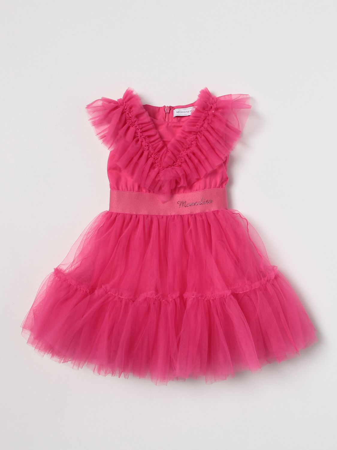 Monnalisa Dress MONNALISA Kids colour Blush Pink